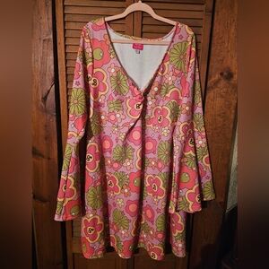 Unique Vintage x Barbie 60s dress